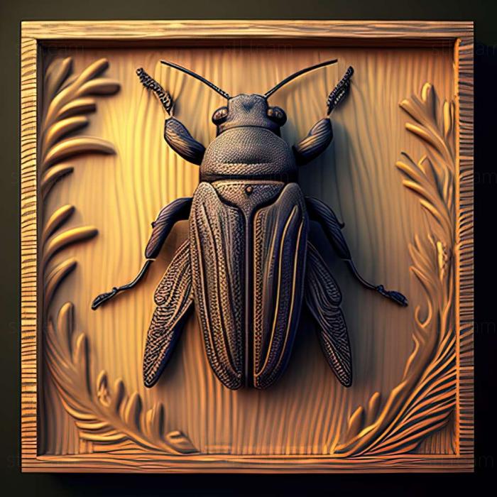 3D модель Agrilus aurinotus (STL)